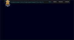 Desktop Screenshot of flexocueromty.com